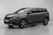 Peugeot 5008 2016-2023 гг. Боковые Подножки Tayga Black (2 шт., Алюминий) фото 1