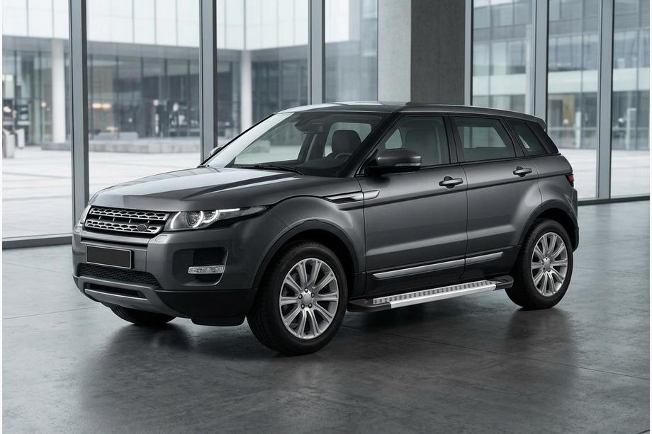 Range Rover Evoque 2012-2018 гг. Боковые Подножки New Vision Grey (2 шт., Алюминий) Фото 1