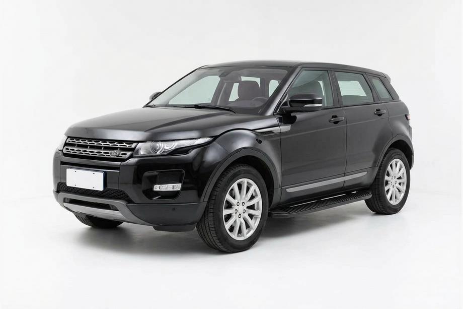 Range Rover Evoque 2012-2018 гг. Боковые Подножки Tayga Black (2 шт., Алюминий) Image