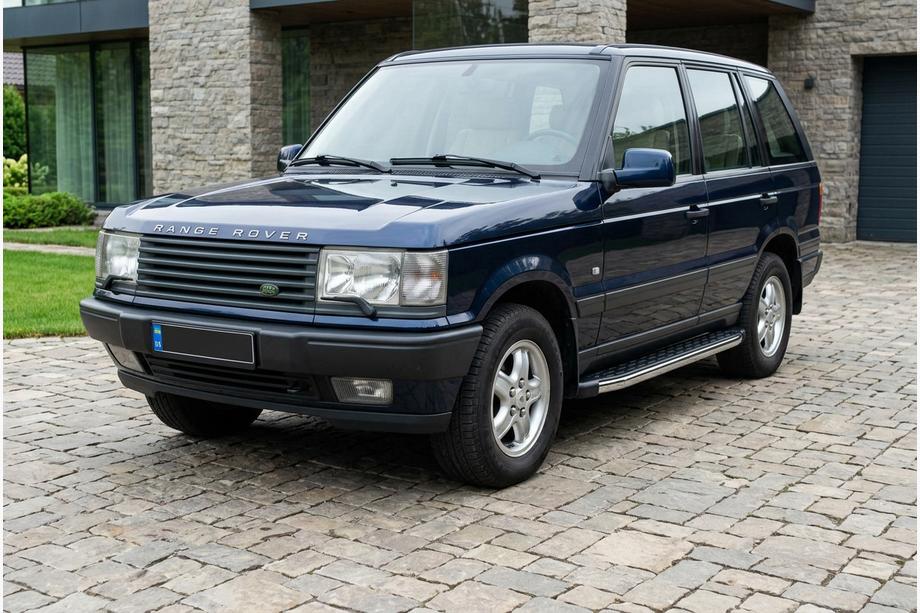 Range Rover II P38A 1997-2002 гг. Боковые Подножки BlackLine (2 шт., Алюминий) Фото 1