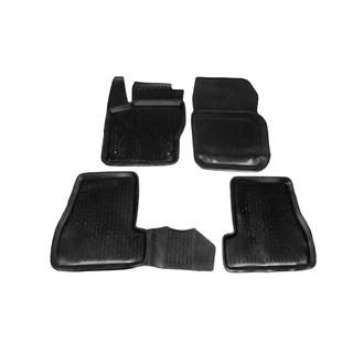 Резиновые коврики (4 шт, Niken 3D) Ford Focus III 2011-2017 гг. фото 2