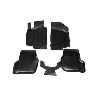 Резиновые коврики (4 шт, Niken 3D) Skoda Octavia II A5 2006-2010 гг. фото 2