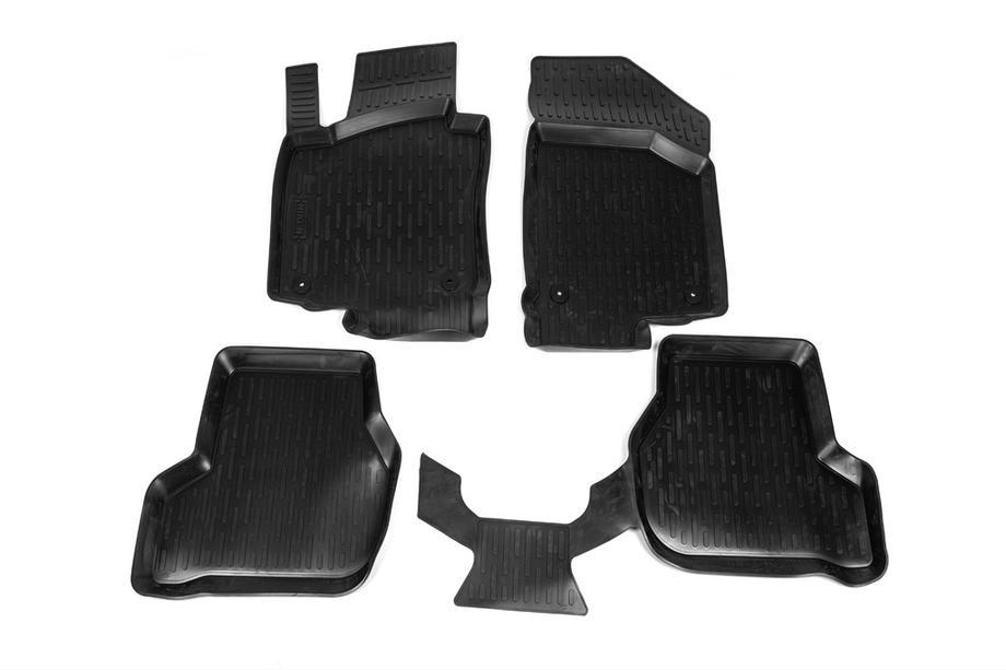 Skoda Octavia II A5 2006-2010 гг. Резиновые коврики (4 шт, Niken 3D) Фото 2