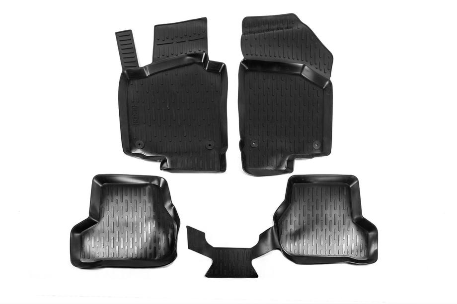 Volkswagen Jetta 2006-2011 гг. Резиновые коврики (4 шт, Niken 3D) Image