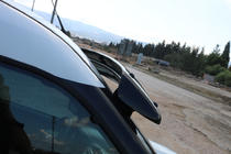 Козырек на лобовое стекло (черный глянец, 5мм) фото 6