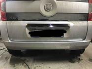 Хромированная накладка над номером (нержавейка) фото 6 Хромированная накладка над номером (нержавейка) фото 6