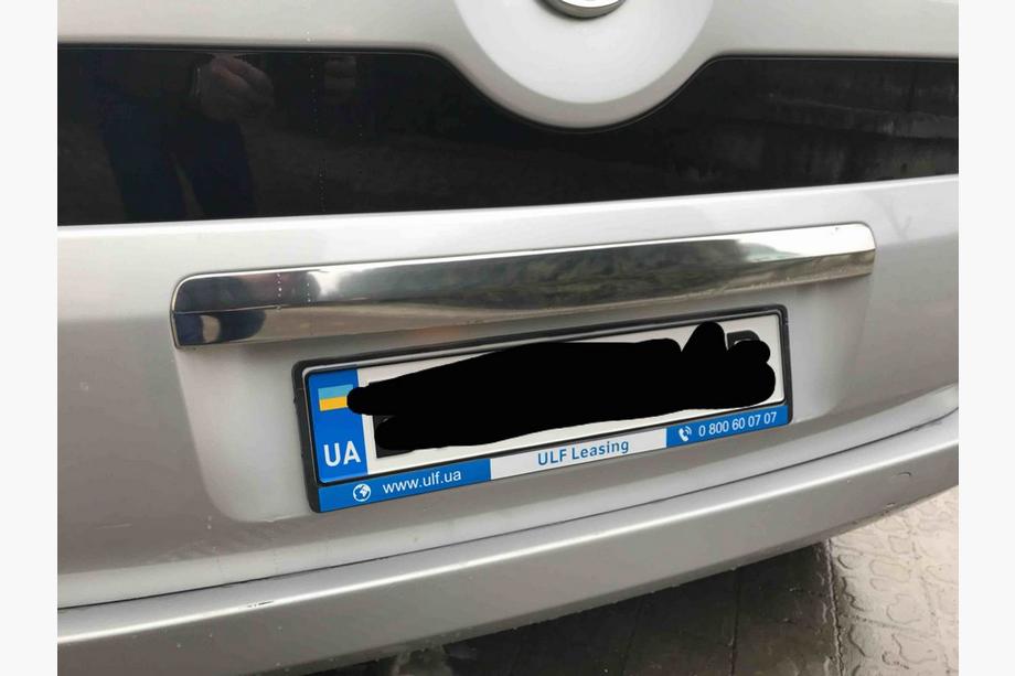 Fiat Fiorino/Qubo 2008-2024 гг. Хромированная накладка над номером (нержавейка) Фото 5