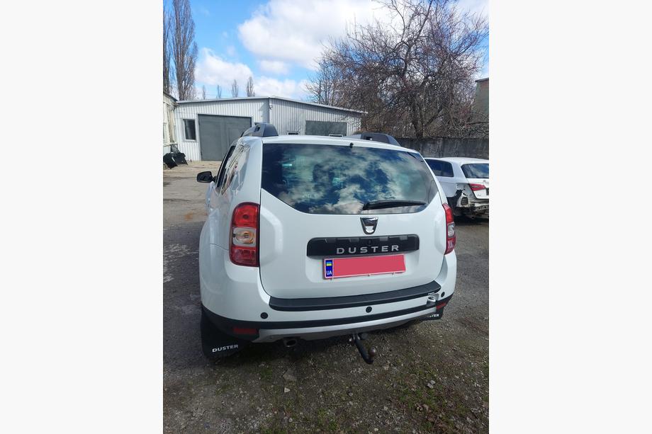 Renault Duster 2008–2017 гг. Накладка на задний бампер EuroCap (ABS) Фото 4