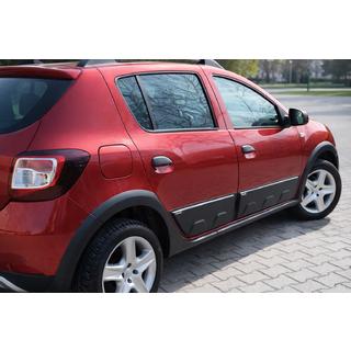 Молдинги на двери (4 шт, ABS) Dacia Sandero 2013-2020 гг. фото 1