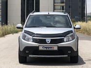 Dacia Sandero 2007-2013 гг. Дефлектор капота (EuroCap) фото 2