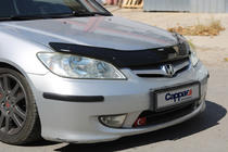 Honda Civic Sedan VII 2001-2006 гг. Дефлектор капота (EuroCap) фото 3