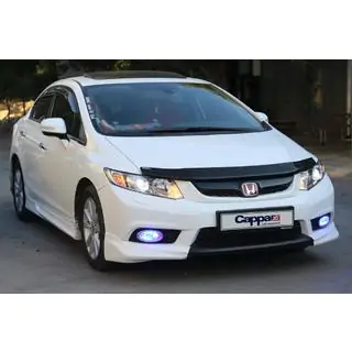 Дефлектор капота (EuroCap) Honda Civic Sedan IX 2011-2016 гг. фото 2