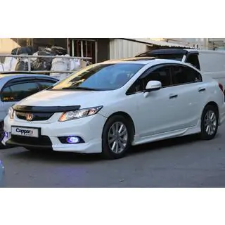 Дефлектор капота (EuroCap) Honda Civic Sedan IX 2011-2016 гг. фото 3