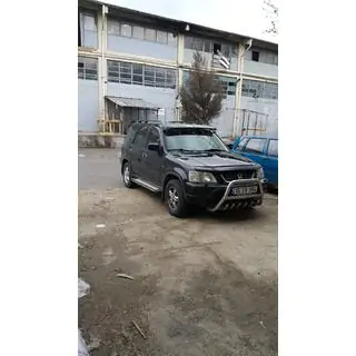 Козырек на лобовое стекло (черный глянец, 5мм) Honda CRV 1996-2001 гг. фото 2