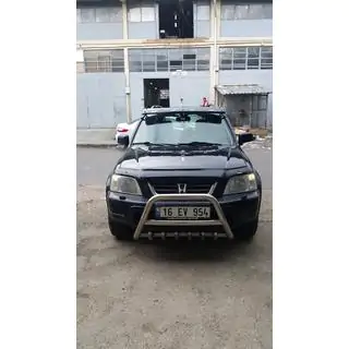 Козырек на лобовое стекло (черный глянец, 5мм) Honda CRV 1996-2001 гг. фото 3