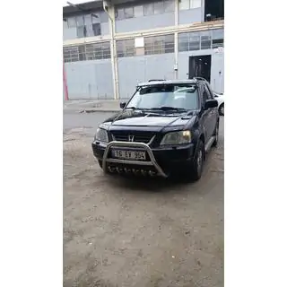 Козырек на лобовое стекло (черный глянец, 5мм) Honda CRV 1996-2001 гг. фото 4