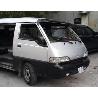 Козырек на лобовое стекло (черный глянец, 5мм) Hyundai H100 фото 2