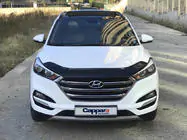 Hyundai Tucson TL 2016-2021 гг. Дефлектор капота (EuroCap) фото 7