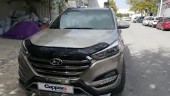 Hyundai Tucson TL 2016-2021 гг. Дефлектор капота (EuroCap) фото 12