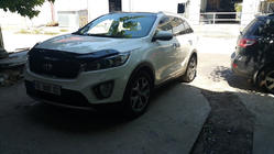 Kia Sorento III UM 2014-2020 гг. Дефлектор капота (EuroCap) фото 4