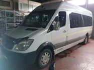 Mercedes Sprinter W906 2006–2018 гг. Дефлектор капота под карбон 2006-2013 (EuroCap) фото 2