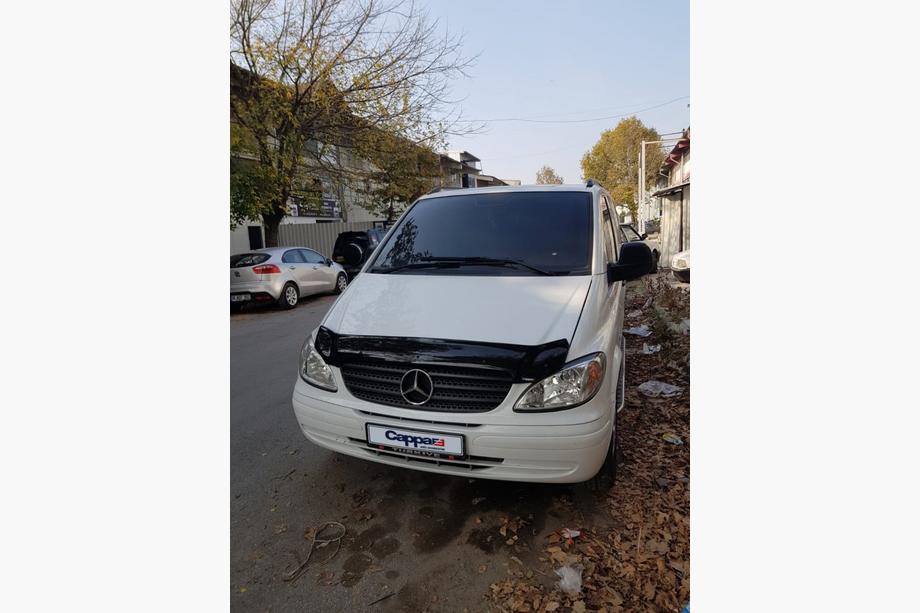 Mercedes Vito W639 2004-2014 гг. Дефлектор капота (2003-2010, EuroCap) Фото 7