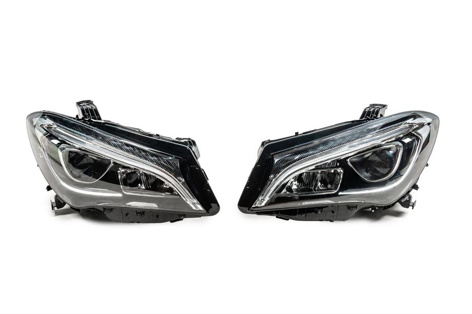Mercedes CLA C117 2013-2019 гг. Передние фары с LED (2 шт) Image
