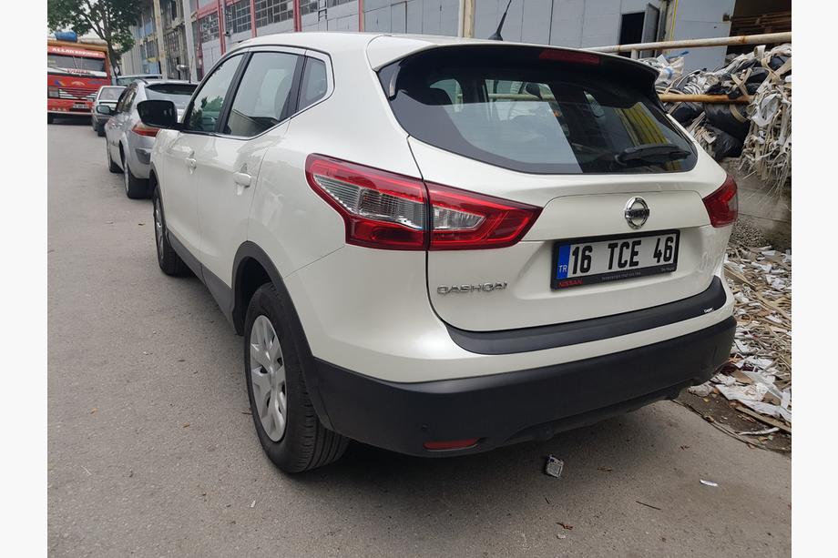 Nissan Qashqai 2014-2021 гг. Накладка на задний бампер EuroCap (2014-2017, ABS) Фото 12
