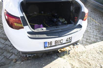 Накладка на Задний Бампер EuroCap (Sedan, ABS) фото 4 Накладка на Задний Бампер EuroCap (Sedan, ABS) фото 4