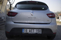Renault Clio IV 2012-2019 гг. Накладка на задний бампер EuroCap (ABS) фото 3