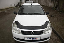 Renault Symbol 2008-2013 гг. Дефлектор капота (EuroCap) фото 5