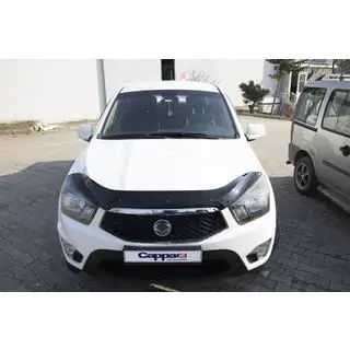 Дефлектор капота EuroCap (для Korando Sports) SsangYong Korando 2010-2019 гг. фото 2