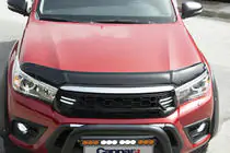 Toyota Hilux 2015- гг. Дефлектор капота (2015-2020, EuroCap) фото 4