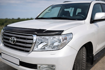 Toyota Land Cruiser 200 2007-2021 гг. Дефлектор капота 2007-2015 (EuroCap) фото 1