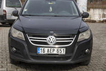 Volkswagen Tiguan 2007-2016 гг. Дефлектор капота (EuroCap) фото 6