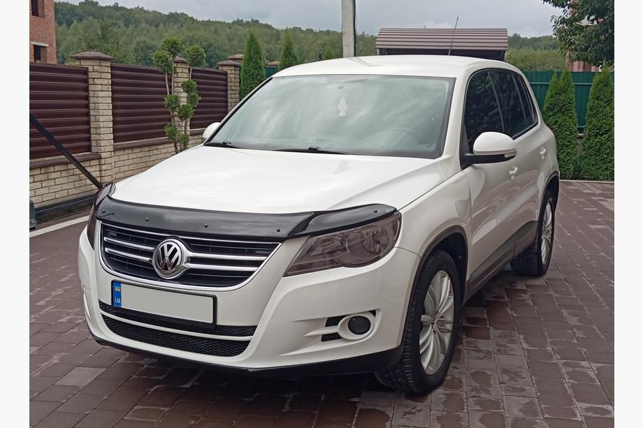 Volkswagen Tiguan 2007-2016 гг. Дефлектор капота (EuroCap) Фото 13