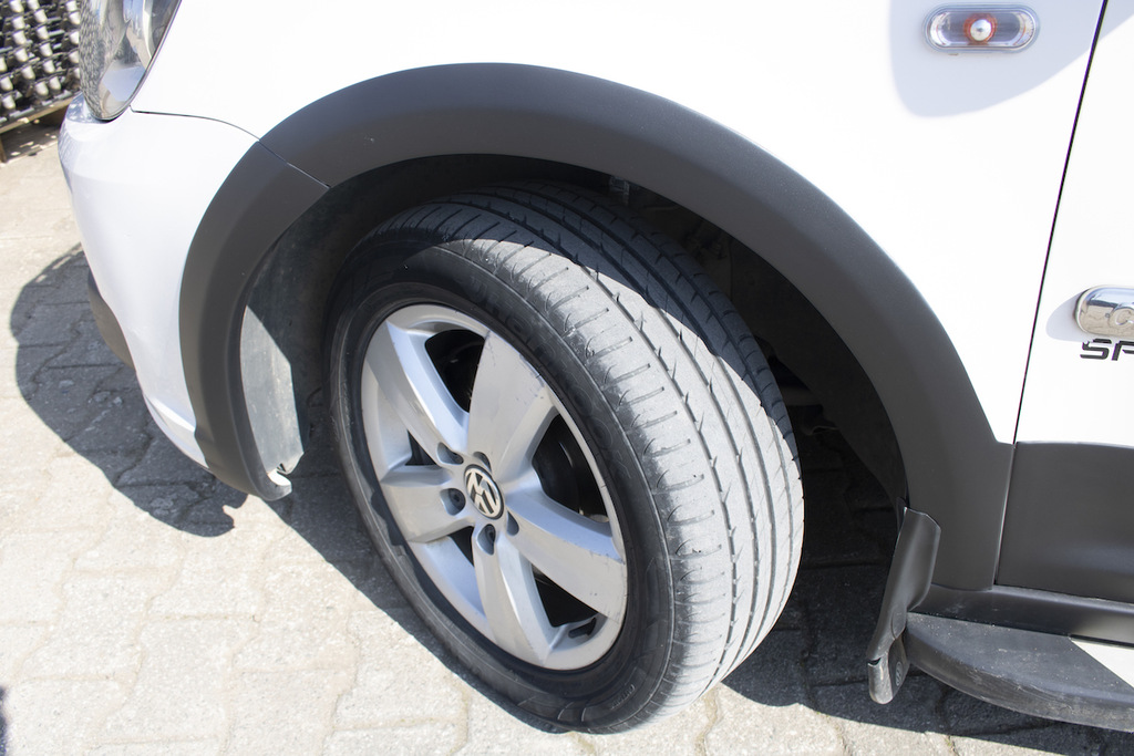 Комплект молдингів і розширювачів арок 2 двері, довга база для Volkswagen Caddy 2015-2020 рр - фото 10