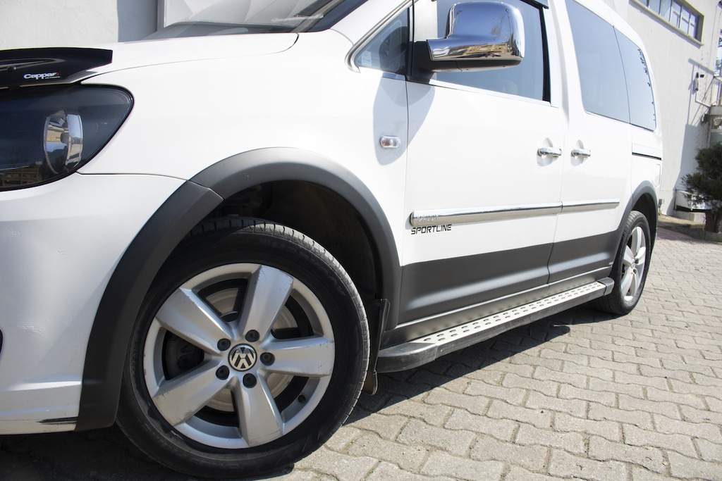 Комплект молдингів і розширювачів арок 2 двері, довга база для Volkswagen Caddy 2015-2020 рр - фото 13