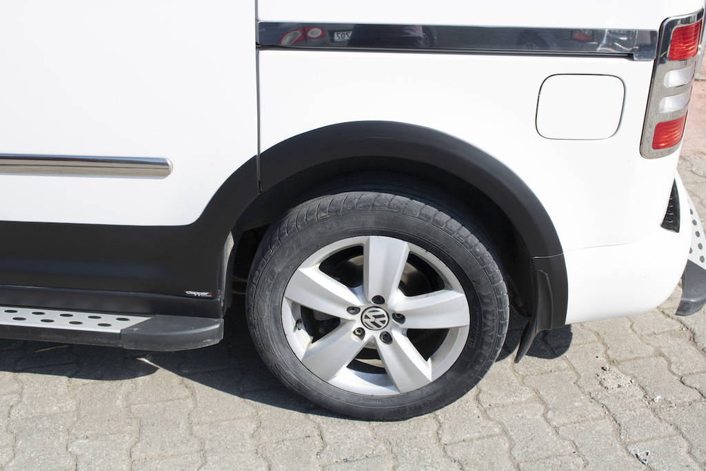 Комплект молдингів і розширювачів арок 2 двері, довга база для Volkswagen Caddy 2015-2020 рр - фото 19