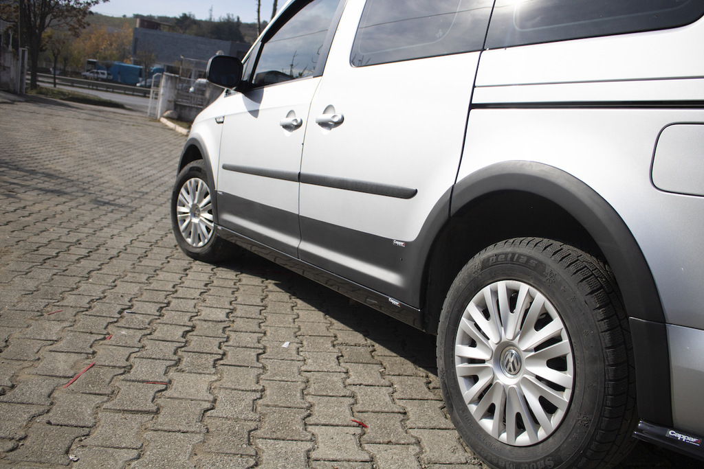 Комплект молдингів і розширювачів арок 2 двері, довга база для Volkswagen Caddy 2015-2020 рр - фото 37