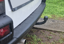 Накладка на задний бампер EuroCap (ABS) фото 3