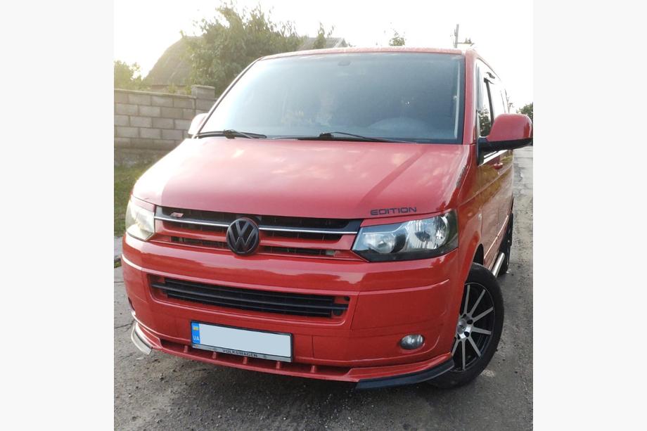 Volkswagen T5 2010-2015 гг. Передний лип-спойлер (ABS) Image