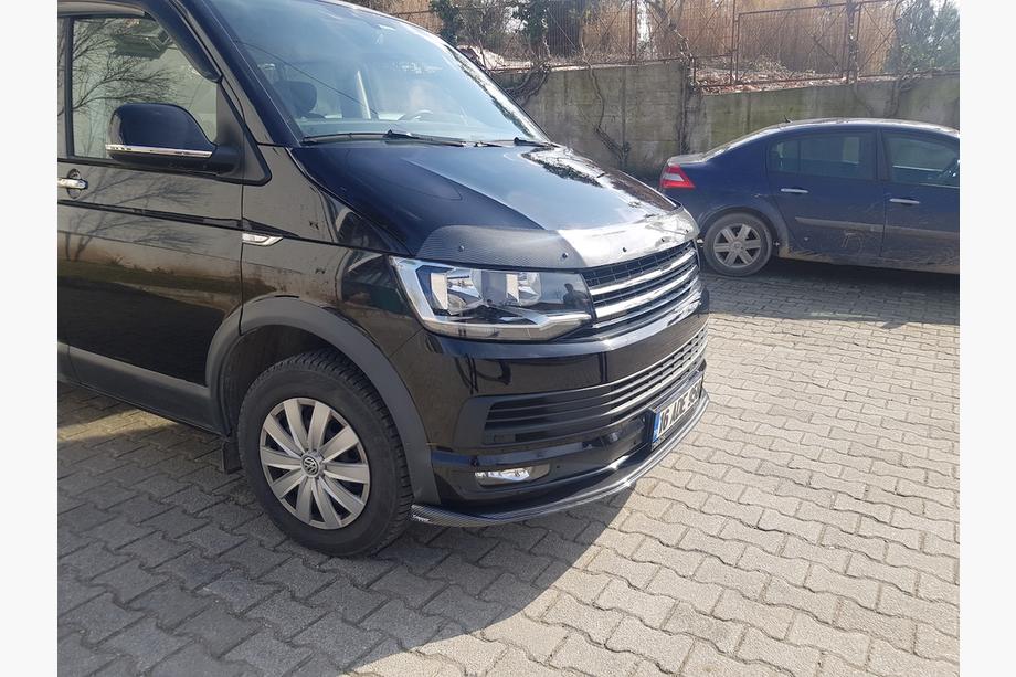 Volkswagen T6 2015-2024 гг. Передний сплиттер карбон лук 2015-2018 (ABS) Фото 5