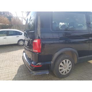 Задний лип спойлер под карбон (ABS) Volkswagen T6 2015-2024 гг. фото 2