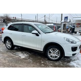 Ветровики с хромированной полосой (4 шт, HIC) фото 3