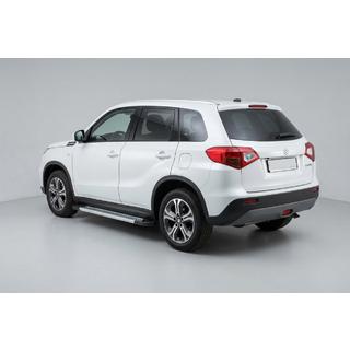 Боковые Подножки New Vision Grey (2 шт., Алюминий) Suzuki Vitara 2015- гг. фото 1