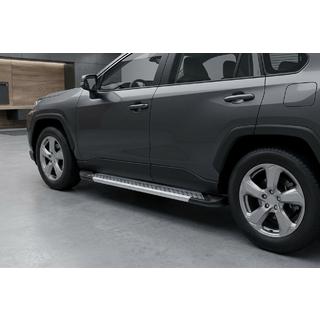 Боковые Подножки New Vision Grey (2 шт., Алюминий) Toyota Rav 4 2019–2025 гг. фото 1
