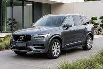 Volvo XC90 2015- гг. Боковые Подножки Tayga Black (2 шт., Алюминий) фото 1
