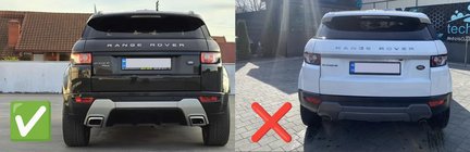 Range Rover Evoque 2012-2018 гг. Оригинальные брызговики Premium Dynamic (4 шт) фото 2