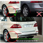 Mercedes GLE/ML сlass W166 2011-2018 гг. Оригинальные брызговики Premium для ML с порогами (4 шт) фото 3